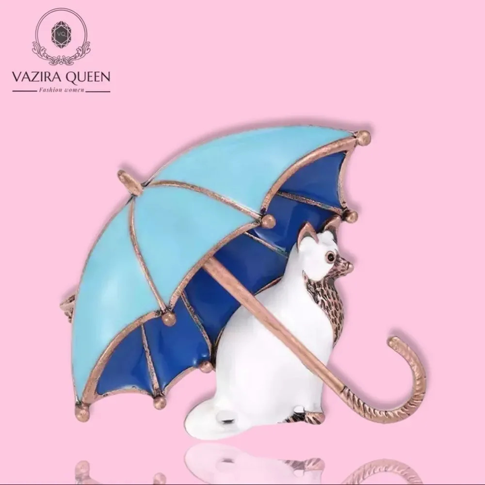 VQ Cat Brooch